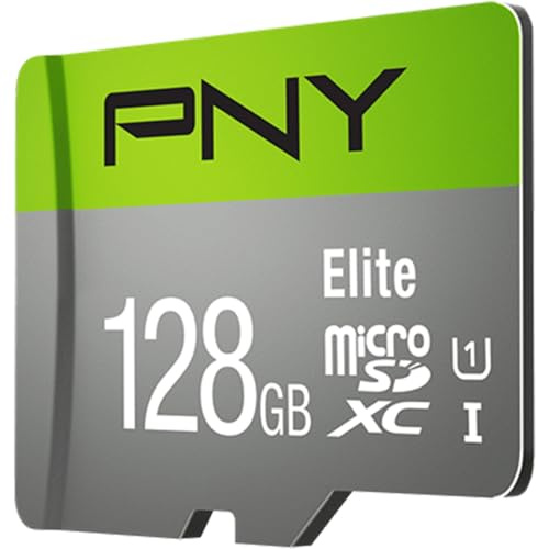 PNY Elite microSDXC card 128GB Class 10 UHS-I U1 100MB/s A1 V10