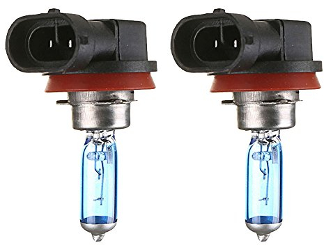 Mintice 2 X KFZ Auto H11 6000K Xenon Gas Halogen Scheinwerfer Weiß Licht Lampen Birnen 100W