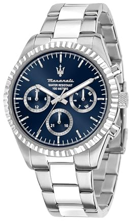 Maserati Herrenuhr, Competizione Kollektion, aus Edelstahl, mit Edelstahl-Armband - R8853100022