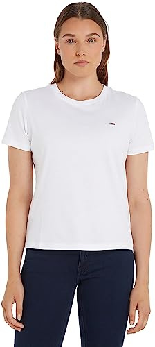 Tommy Jeans Damen T-Shirt Kurzarm TJW Regular Rundhalsausschnitt