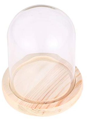 BESPORTBLE Flower Centrepieces for Tables Glass Dome Cover Plant Dome Bell Covers Garden Cloche Handmade Craft