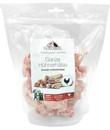 TACKENBERG 14 x 850 g Barf Ganze Hühnerhälse – Frostfleisch für Hunde & Katzen