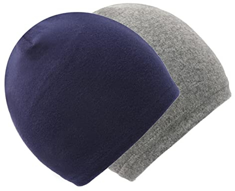Baby Beanie für Jungen Mädchen, Kleinkind Mütze Herbst Winter 2er Set