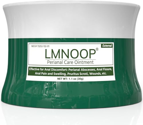 LMNOOP Perianal Care Ointment, Skin Repair Treatments for Anus Fistula, Anal Fissure, Perianal Abscess, Fast Healing for Postpartum & Surgery Wounds with All Natural & Organic Herbs