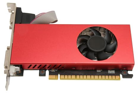 Scheda Grafica GT740 da 4 GB, GDDR5, 128 Bit, PCI Express 3.0 X16, 993/5000 MHz, Scheda Video per Giochi per Computer Desktop con Porte HDMI e DVI