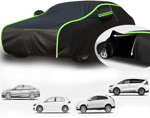 Auto Abdeckplane Wasserdicht Für BMW 530D, Autoabdeckung Outdoor, Autoplane Atmungsaktiv, Autogarage Abdeckung, Hagelschutzplane, Vollgarage (Color : 1, Size : Single Layer)