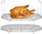 2Pcs Steam and Roast Rack Compatible with Ninja Foodi Cooker 304 Stainless Steel Slow Cooker Steamer Rack with Handle for 8.5Qt Slow Cooker Roasting Steaming Rack for MC1000, MC1001, MC1010 Series
