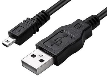 iTechCover USB Cable Charging Cord/Charger Power Lead Wire Compatible with Fujifilm FinePix AV105 / FinePix AV130 Camera / (1.5m / 4.92ft)