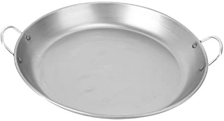 TOPBATHY Sturdy Steak Grill Pan Barbecue Pot Wrought Iron Round Household Pan Outdoor BBQ Tool