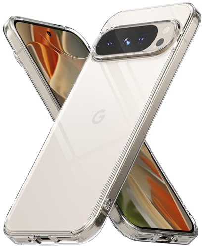 Ringke Fusion Compatibile con Cover Pixel 9 Pro XL, Calza Perfetta, Custodia Trasparente e Antiurto Protettiva Robusta con e Ottima Grip - Clear