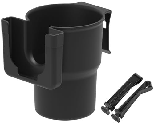 Portabevande,Tappetini Adattatore Espansore per Portabicchieri da Auto per la Maggior Parte dei Portabicchieri da Auto, Compatibile con Bottiglie Grandi da, Bevande Grandi, Tazze(Nero)