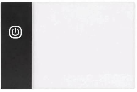 Lavagna luminosa a LED A6, Mini lavagna luminosa a LED Scatola luminosa da tracciamento A6 Tappetino luminoso sottile Tappetino portatile da tracciamento Flip Book Pad Scatola