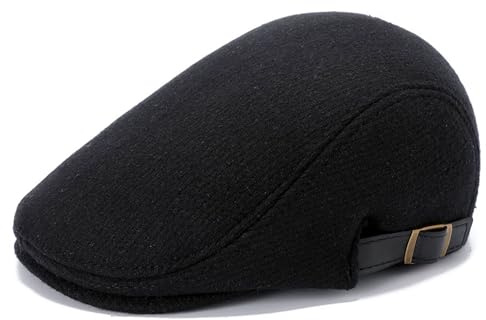 SAKTHIVEL Boinas Hombre Gorras Planas Ajustable Vintage Sombrero Beret para Irlandesa Newsboy Cap Otoño e Invierno