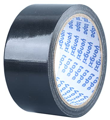 SHOWERORO Ruban Adhésif Simple Face Noir 5 Cm X 13 M Pour Moquette De Scène