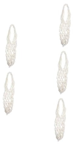 Kisangel Lot De 2 Porte-Bouteilles en Maille avec Housse en Coton Élégants Porte-Bouteilles pour Bouteilles en Acier Inoxydable Verre Et Plastique