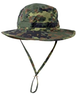 A. Blöchl Tropenhut Bundeswehr nach TL Tropentarn (DE/NL/SE/PL, Alphanumerisch, L, Bw Flecktarn)