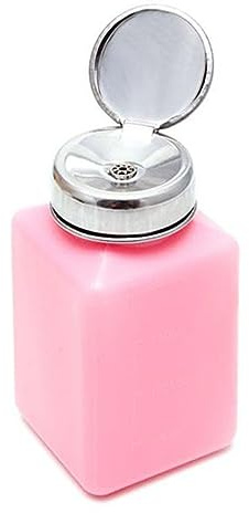 Happyyami Anti-static Pumpspender Flasche Für Nagellackentferner Flüssigkeiten Langlebige Kunststoffflasche Mit Metallverschluss Tropfsicher Und Hygienisch Für Nagel Make-up-anwendung