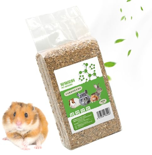 Jubilofex Bunny Litter Natural Odour Control Wood Chips Small Animal Supplies for Hedgehog Ferret Gerbil Chinchilla Hamster Cage Indoor Outdoor Bird