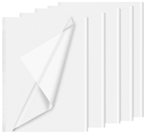 60 hojas de papel de seda blanco grande, 70 x 50 cm, ideal para manualidades, Navidad, cumpleaños, envoltura de regalos y decoración de fiestas