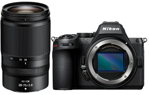 Nikon Z5II + Z 28-75 f/2.8 fotocamera Mirrorless Full Frame con SD, Nital | CMOS 24,5 MP, 299 punti, stabilizzatore, video 4K, professionale. Lexar SDXC 128GB inclusa. 6 anni garanzia Nital