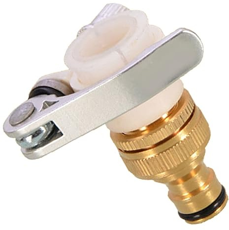 ROMISBABA Adaptateur Robinet Laiton pour Machine à Laver et Tuyau Arrosage Raccord Étanche pour Salle de Bain Cuisine et Jardin