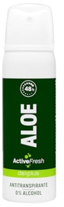 Aloe Antitranspirant-Deodorant 0% Alkohol Spanisch 4er-Pack