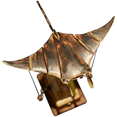 Generisch Raggi Di Legno Manta, Meccanico, Dinamico, Scultura Movimento Automatico Fatto A Manta Ornamento In Legno Artigianato Raggio Automatico, Meccanico realistico