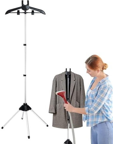 Percha Para Plancha De Vapor, Soporte De Vapor Para Ropa, Soporte Plancha, Perchero Vaporizador Ropa Plegable Y Ajustable Hogar Universitarios Dormitorio Prendas