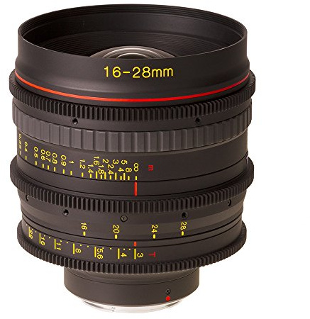 Tokina 16-28 mm CINE T3 C/AF EF Lens 16-28 mm T3 Canon Zoom Lens EF-Black