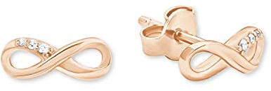 s.Oliver Örhängen 925 Sterling Silver kvinnor, örhängen, med zirconia synth., silver, kommer i smycken presentförpackning