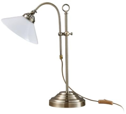 Lindby Tischlampe Otis (Retro, Vintage Antik) aus Metall (1 flammig E14) - Tischleuchte Schreibtischlampe Nachttischlampe Flurleuchte