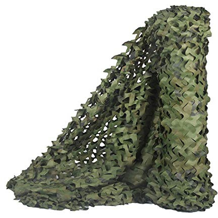 GASSNAKE Camouflage Wasserdicht Polyester Sonnensegel 2m x 3m Jagdschutzplane Pfostenmontage