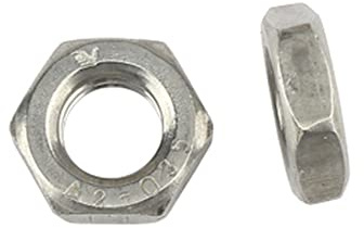10 Stk Sechskantmuttern flach DIN 439 M20 - Edelstahl