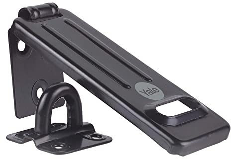 Yale cerniera in acciaio indurito Y155B/160/BK nera, 120 mm, adatto a cancelli e capanni, alta protezione