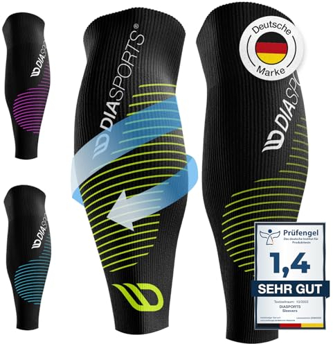 Diasports Waden Kompression für Herren & Damen | Wadenbandage | Kompressionsstrümpfe Sport | Kompressionsstrümpfe ohne Füße | Kompressions Wadenbandage für maximalen Halt bei Sport, Marathon…