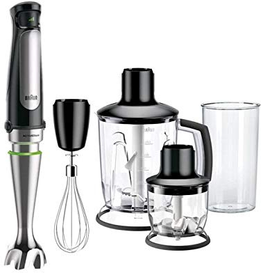 Braun MultiQuick 7 MQ 7045X 1.25 L Immersion blender Black,Stainless steel 1000 W