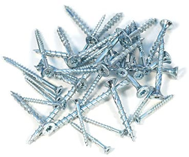 IHC Lot de 500 vis pour construction en bois de 6 x 120 mm avec tête plate et entraînement Torx, vis avec filetage partiel, nervures de fraisage et fraise à queue