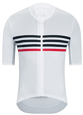PRIOKNIKO Rennrad Trikot Herren Kurzärmliges Leichtes Pro Aero Race Fahrradtrikot,R6,M