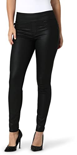 Rock & Republic Women's Denim Rx Fever Stretch Jean Legging, Black List - Coated Black, 16