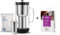 Aarke Purifier, Carafe d'eau Filtrante en Verre et en Acier Inoxydable, 2.4L + Lot De 3 Sachets De Recharge De Filtres Enriched