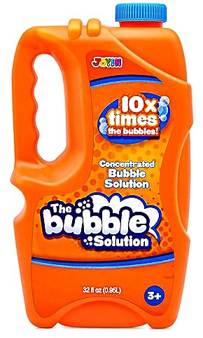 JOYIN Toy 0,95 litri di soluzione concentrata di ricarica per bolle (fino a 9,5 litri)per macchine pistole, Pasqua, divertimento estivo all'aperto per bambini e bambine, bomboniere per feste.