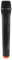 Microphone main sans fil VHF noir BoomTone DJ Travelsound Handmic 215 Compatible avec TRAVELSOUND15-VHF, Alimentation par Piles AA. Sonorisation, Karaoké, Chant, Discours.