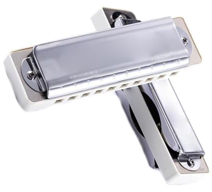 Diatonische Mundharmonika 10 Löcher Harfe Mundharmonika Weiß Speziell Für Anfänger mundharmonika anfänger (Color : Key of Bb)