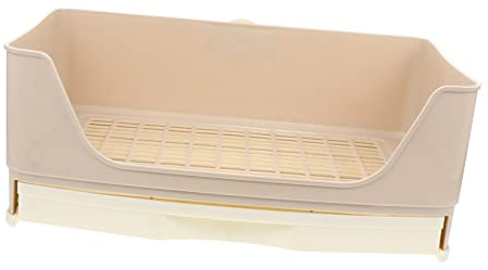 minkissy Toilette Haustier Toilettenschüssel Hase Töpfchen Material für Chinchilla Meerschweinchen