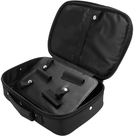 CRSUSUKJ Friseurtasche, modische Friseurtasche, professionelles Haarschneide-Pflegeset, Styling-Aufbewahrung, Haarschneidetasche, tragbarer Friseurkoffer, Kamm, Schere, Clip, Friseurwerkzeug-Tas