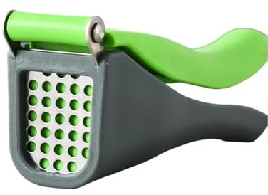 Presse-ail à bascule pour écraser sans effort, design durable avec poignée confortable, taille compacte pour un rangement pratique, gadget de cuisine essentiel pour les amateurs d'ail