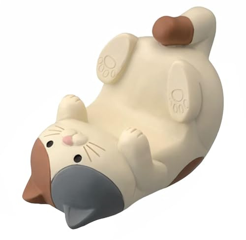 GmwyCzV Supporto per Cellulare per Gatti, 8 x 6 x 4.5 CM Universale Supporto per Telefono, Supporto per Smartphone in Resina, Porta Telefono per Crivania, Scrivania, Decorazione da Tavolo