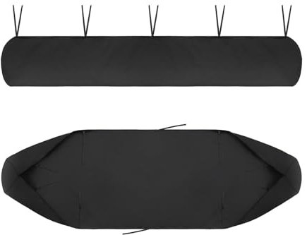DEZYPZAM Markisenschutzhülle für Markisen, für Halbkasetten Markise/Standmarkiese/freistehende und Gelenkarmmarkise usw, Terrassen-Vorzelt-Abdeckung (5m (616.4 ft),Schwarz)