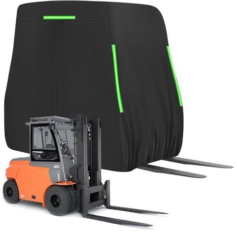 Telo Per Carrello Elevatore, Telo 420d Per Carrello Elevatore, Telone Per Carrello Elevatore Adatto A Tutti I Carrelli Elevatori Fino A 3628 Kg, Pioggia, Neve, Polvere, Foglie, Protezione Uv