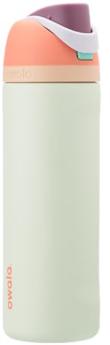 Owala FreeSip Insulated Stainless Steel Water Bottle with Straw for Sports, Travel, and School BPA-Free Sports Water Bottle, 24 oz, Surfs Edge